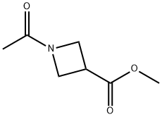 1-Acetyl-3-azetidinecarboxylic acid Methyl ester Structure