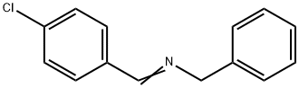 Benzylamine, N-(p-chlorobenzylidene)- (6CI,8CI) Structure