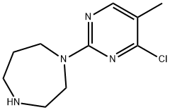 1-(2-Chloro-5-Methyl-pyriMidin-4-yl)-[1,4]diazepane 구조식 이미지