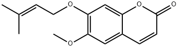 7-O-Prenylscopoletin Structure