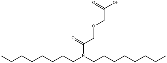 N,N-Di-n-octyl-3-oxapentanedioic Acid MonoaMide Structure