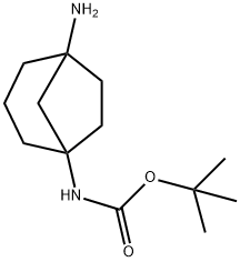 tert-butyl 5-aMinobicyclo[3.2.1]octan-1-ylcarbaMate 구조식 이미지