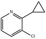 3-chloro-2-cyclopropylpyridine Structure