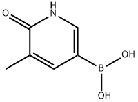 6-hydroxy-5-Methylpyridin-3-ylboronic acid Structure