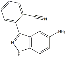 2-(5-amino-1H-indazol-3-yl)benzonitrile 구조식 이미지