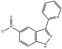 5-nitro-3-(pyridin-2-yl)-1H-indazole 구조식 이미지