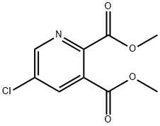 diMethyl 5-chloropyridine-2,3-dicarboxylate 구조식 이미지