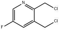 2,3-bis(chloroMethyl)-5-fluoropyridine 구조식 이미지