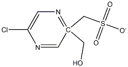 2-Methanesulfonic acid 5-chloropyrazinylmethylester 구조식 이미지