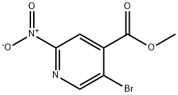 Methyl 5-broMo-2-nitroisonicotinate Structure