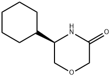 (5R)-5-cyclohexyl-3-Morpholinone Structure