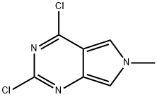 2,4-Dichloro-6-Methyl-6H-pyrrolo[3,4-d]pyriMidine 구조식 이미지