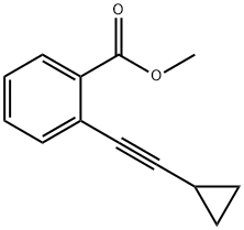 Methyl 2-(cyclopropylethynyl)benzoate 구조식 이미지