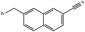 7-(BroMoMethyl)-2-naphthonitrile Structure