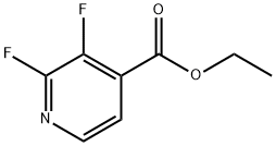 Ethyl 2,3-difluoropyridine-4-carboxylate 구조식 이미지