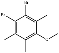 1,2-DibroMo-4-Methoxy-3,5,6-triMethylbenzene 구조식 이미지