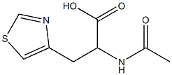2-acetaMido-3-(thiazol-4-yl)propanoic acid Structure