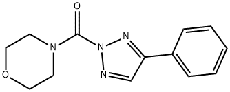 Methanone, 4-Morpholinyl(4-phenyl-2H-1,2,3-triazol-2-yl)- Structure