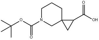 5-Boc-5-azaspiro[2.5]octane-1-carboxylic acid Structure