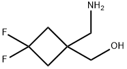 1-(AMinoMethyl)-3,3-difluoro-cyclobutaneMethanol Structure