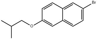 2-BroMo-6-(2-Methylpropoxy)naphthalene Structure