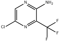 5-chloro-3-(trifluoroMethyl)pyrazin-2-aMine Structure