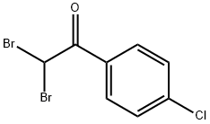 4'-클로로-α,α-디브로모아세토페논 구조식 이미지