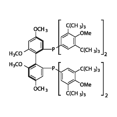 (R)-2,2'-Bis[bis(3,5-di-tert-butyl-4-Methoxyphenyl)phosphino]-4,4',6,6'-tetraMethoxybiphenyl, 97+% Structure