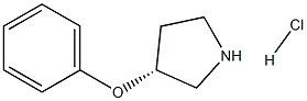 (R)-3-Phenoxy-pyrrolidine.HCl Structure