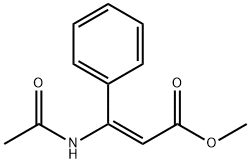 2-Propenoic acid, 3-(acetylaMino)-3-phenyl-, Methyl ester, (2E)- Structure