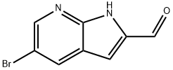 5-BroMo-7-azaindole-2-carbaldehyde Structure