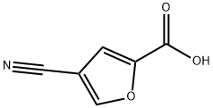 4-CYANOFURAN-2-CARBOXYLICACID Structure