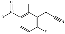 2-(2,6-Difluoro-3-nitrophenyl)acetonitrile Structure
