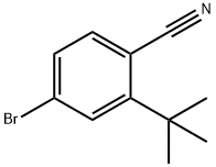 4-BroMo-2-t-butylbenzonitrile Structure