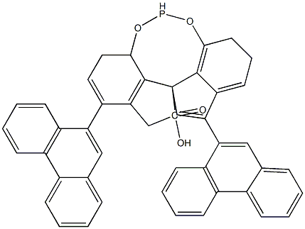 (11aR)-10,11,12,13-Tetrahydro-5-hydroxy-3,7-di-9-phenanthrenyl-diindeno[7,1-de:1',7'-fg][1,3,2]dioxaphosphocin-5-oxide 구조식 이미지