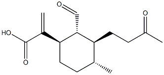 4,5-Dioxo-4,5-seco-11(13)-cadinen-12-oic acid Structure