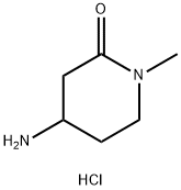 4-아미노-1-메틸피페리딘-2-온염산염 구조식 이미지