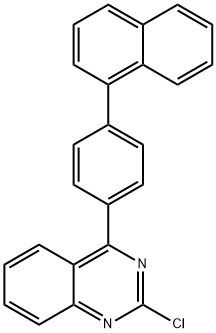 2-Chloro-4-[4-(1-naphthalenyl)phenyl]-quinazoline Structure