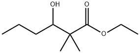 3-hydroxy-2,2-diMethyl-hexanoic acid ethyl ester Structure