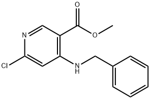 Methyl 4-(benzylaMino)-6-chloronicotinate 구조식 이미지
