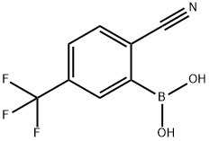 2-Cyano-5-(trifluoroMethyl)phenylboronic acid Structure