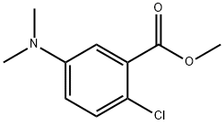 2-Chloro-5-diMethylaMino benzoic acid Methyl Structure