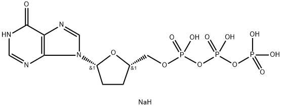 2',3'-Dideoxyinosine Triphosphate TrisodiuM Salt Structure