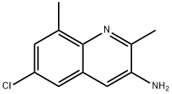 6-Chloro-2,8-diMethylquinolin-3-aMine Structure