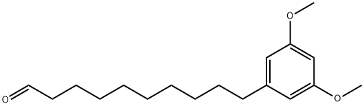 3,5-DiMethoxybenzenedecanal 구조식 이미지