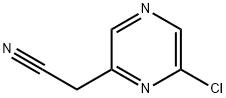 2-(6-Chloropyrazin-2-yl)acetonitrile Structure