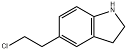 1H-Indole, 5-(2-chloroethyl)-2,3-dihydro- 구조식 이미지