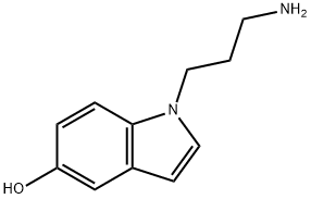 1-(3-AMinopropyl)-1H-indol-5-ol 구조식 이미지
