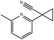 1-(6-Methylpyridin-2-yl)cyclopropanecarbonitrile Structure