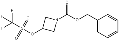 benzyl 3-(trifluoroMethylsulfonyloxy)azetidine-1-carboxylate Structure